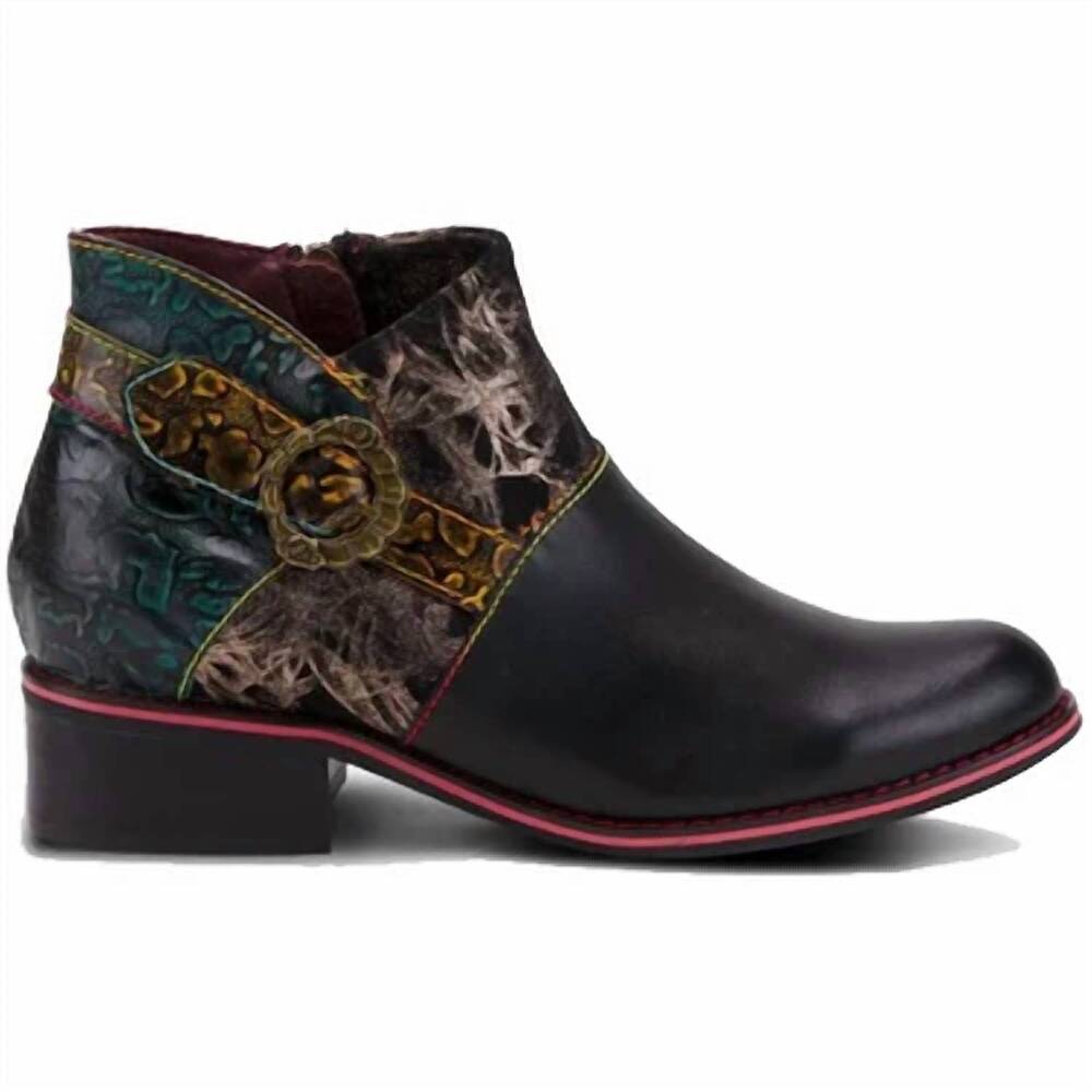 NEW L'ARTISTE women's tiatia booties in black